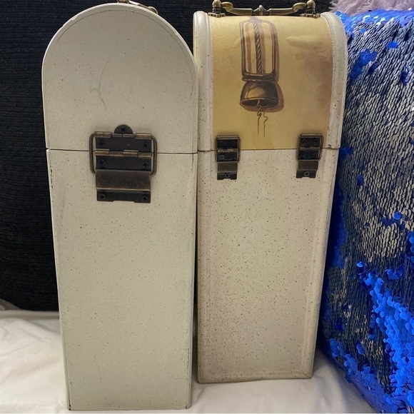 Two Wine Box Decorative and/or Fift Box 15”​ - Picture 11 of 12